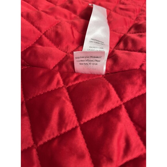 Hartstrings Coat Red 50% Wool Faux Fur and Girl's 6X Christmas Formal - Picture 10 of 10